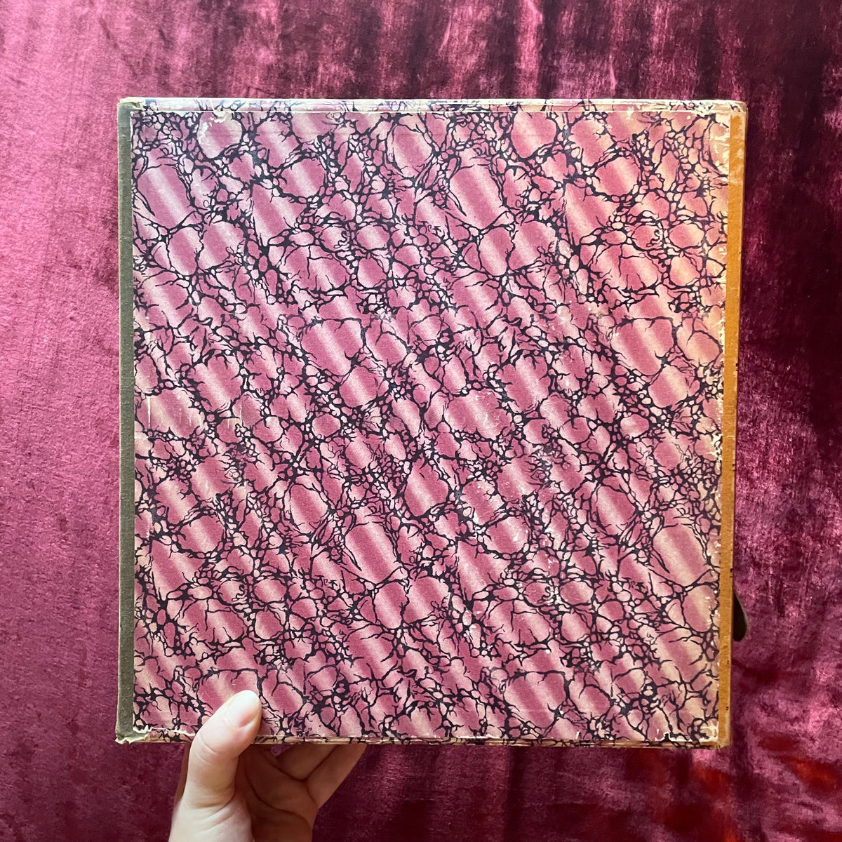 Vintage Book Shaped File Box