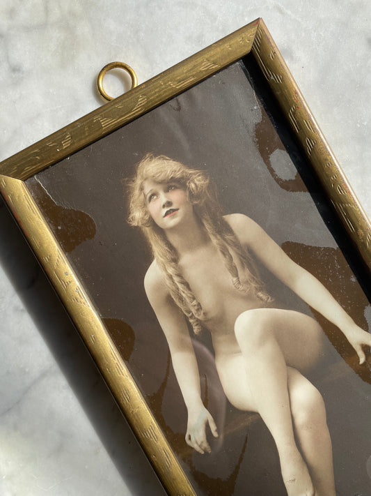 Antique Nude Pinup Girl