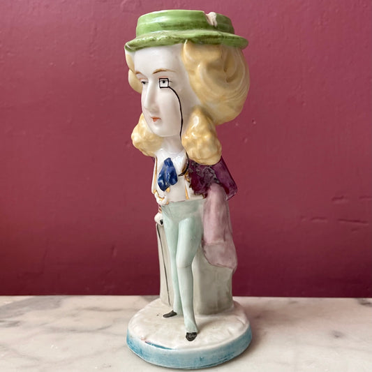 Victorian Porcelain Dandy Figure