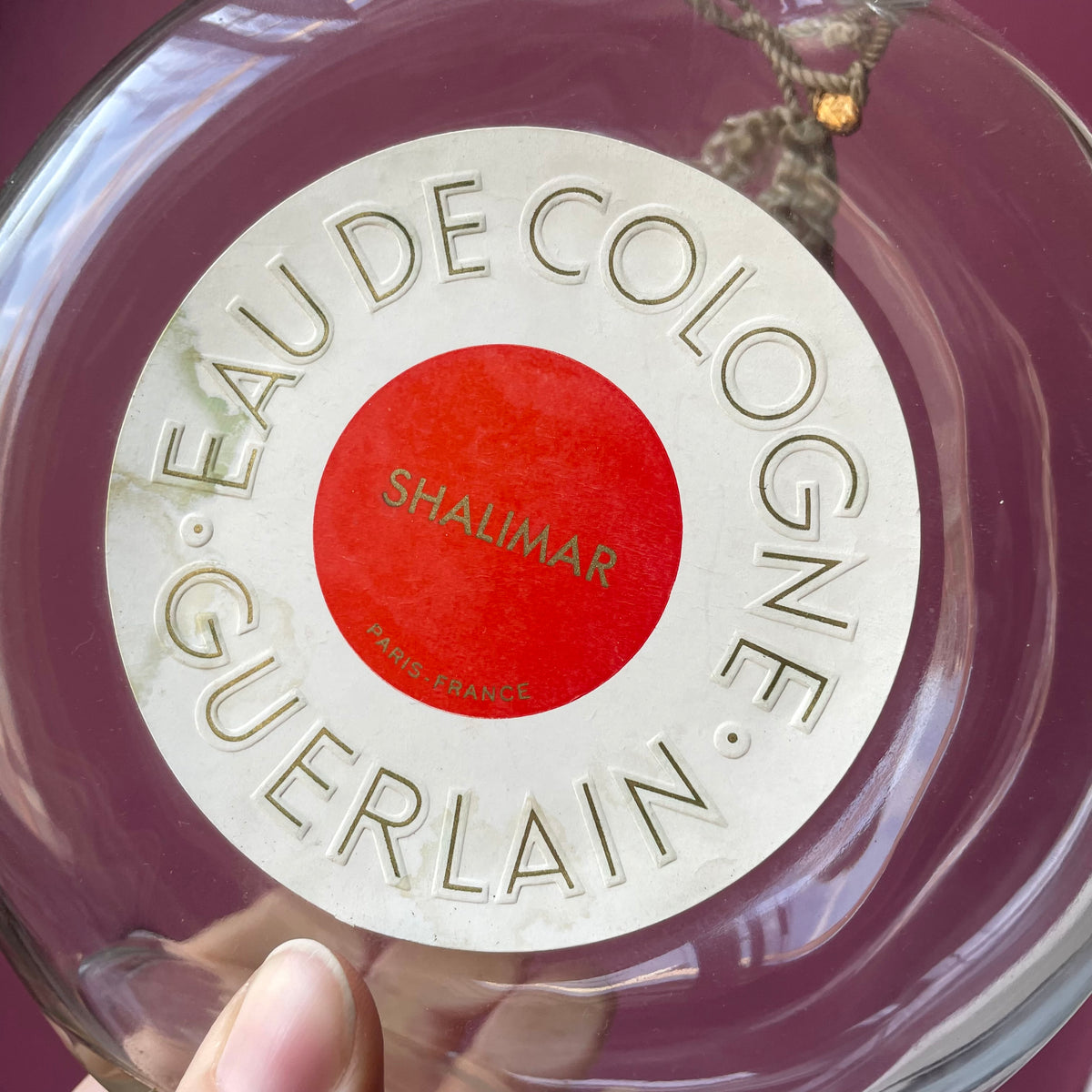Vintage Guerlain Shalimar Counter Display Bottle