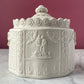 Antique Sugar Bowl with Mourners | Early 19th Century Sowter & Company