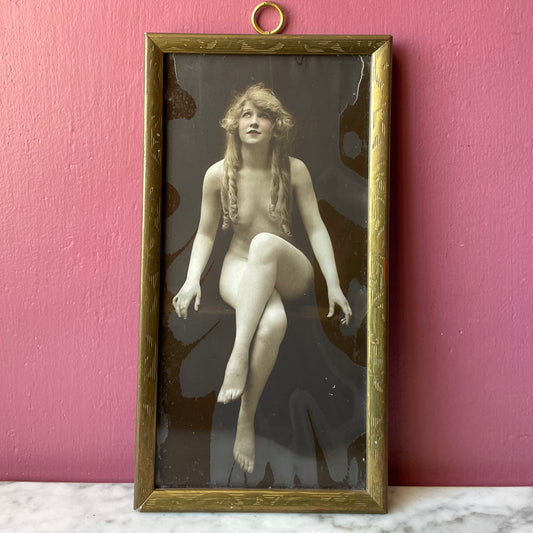 Antique Nude Pinup Girl