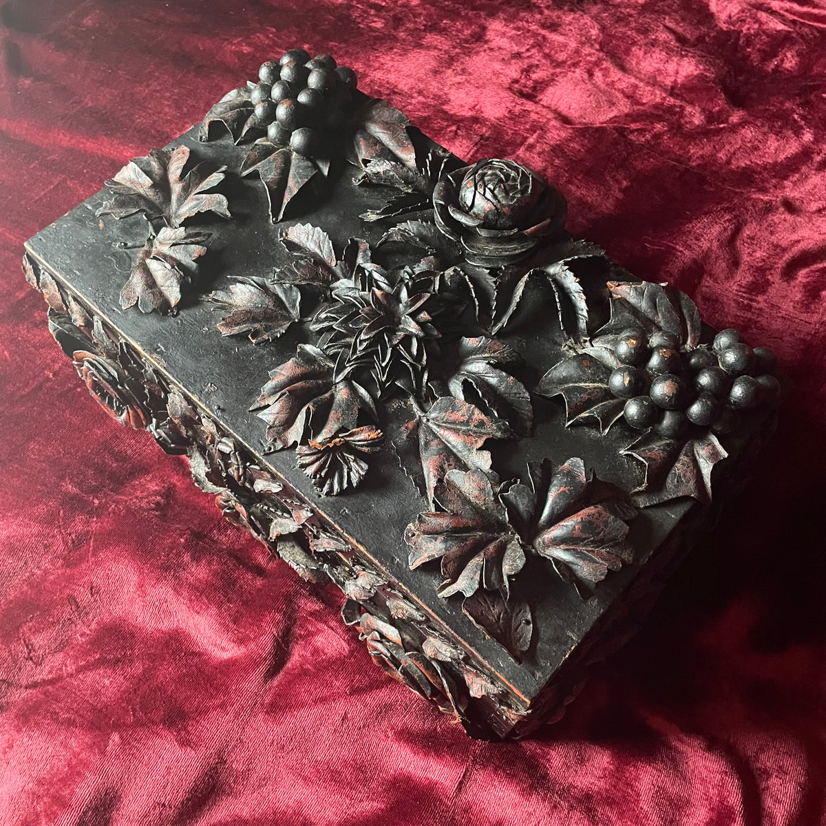 Victorian Leatherwork Box