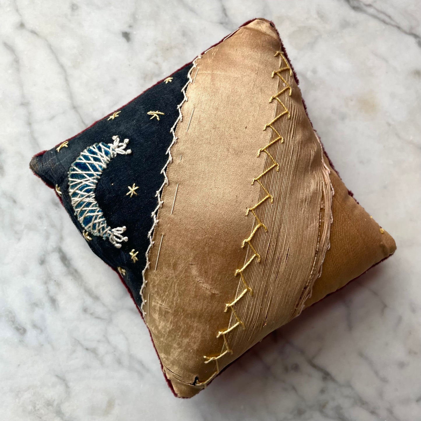 Antique Moon Pincushion