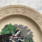 Antique Child’s Plate | The Garden Flower