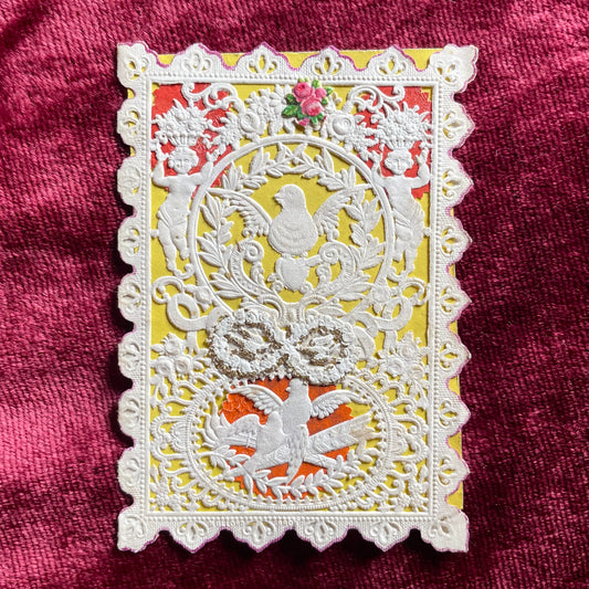 Victorian Lace Paper Valentine | George Whitney | 1870s