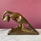 Nude Art Deco Dancer Gilded Cast Iron Bookends
