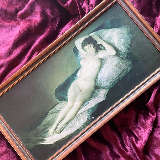 Vintage Goya Print | La Maja desnuda