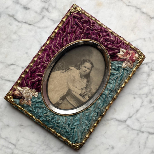 Praying Child | Victorian Framed Photo