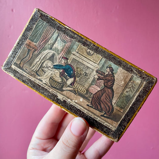 A Story of Infanticide | Antique Box with Scene from Parnell’s The Hermit