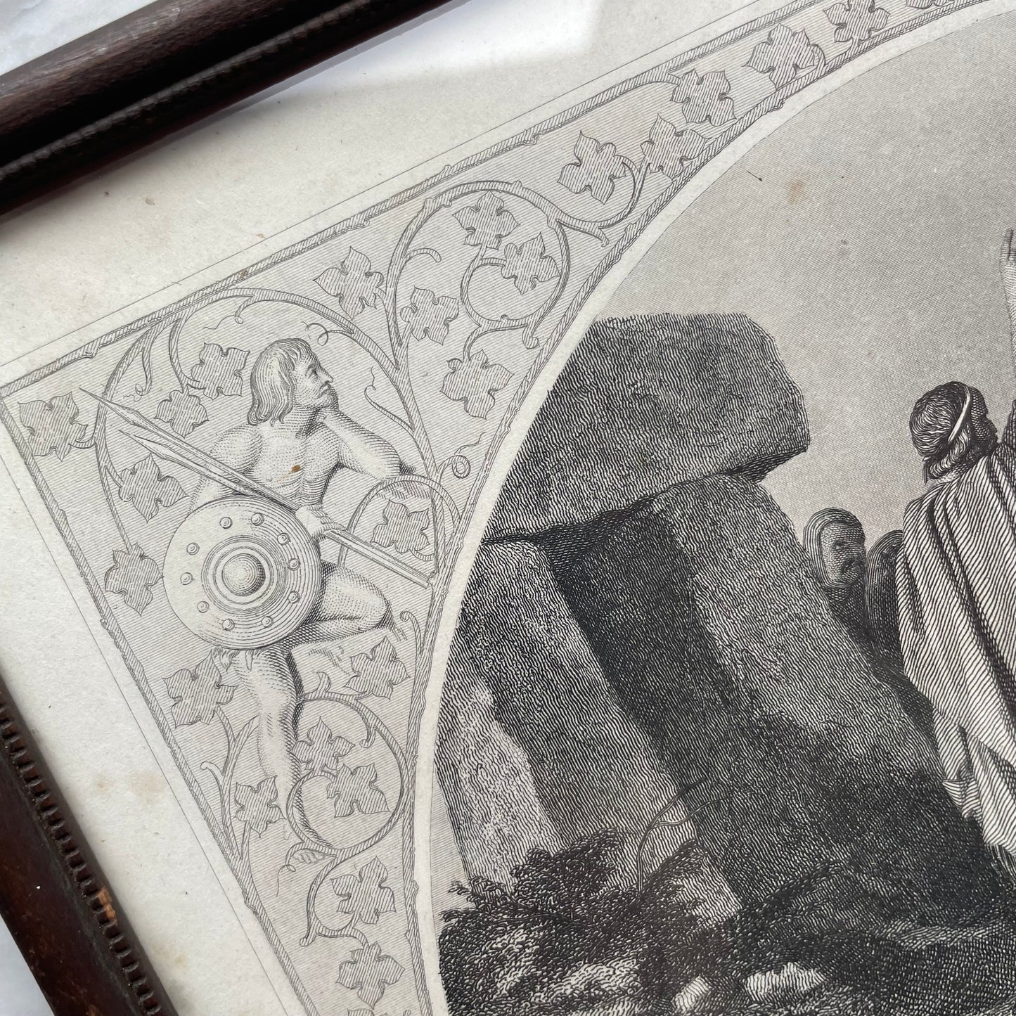 Pagan Fears | Paul Preaching to the Britons | Victorian Print