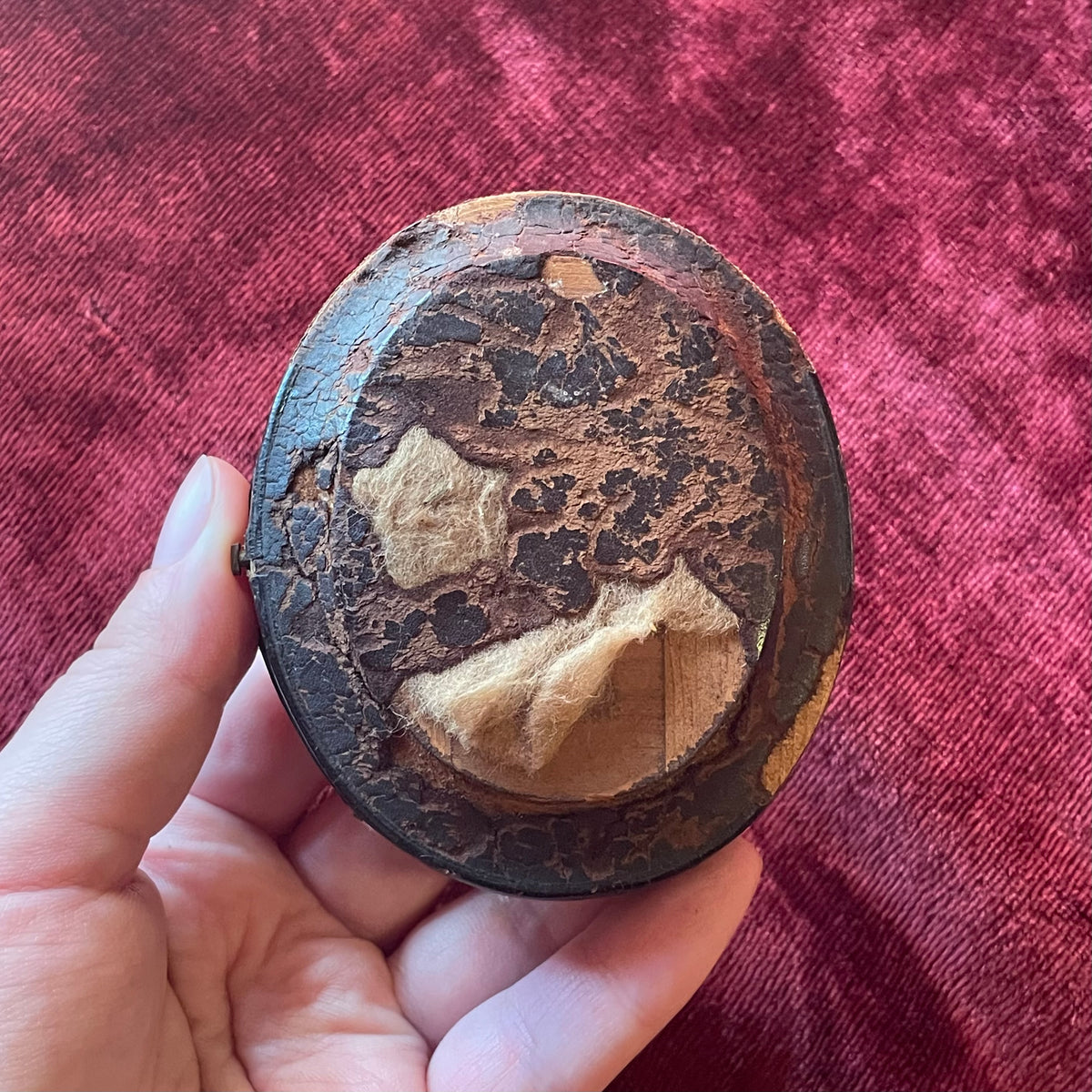 Victorian Hair Willow Memorial Palette Work