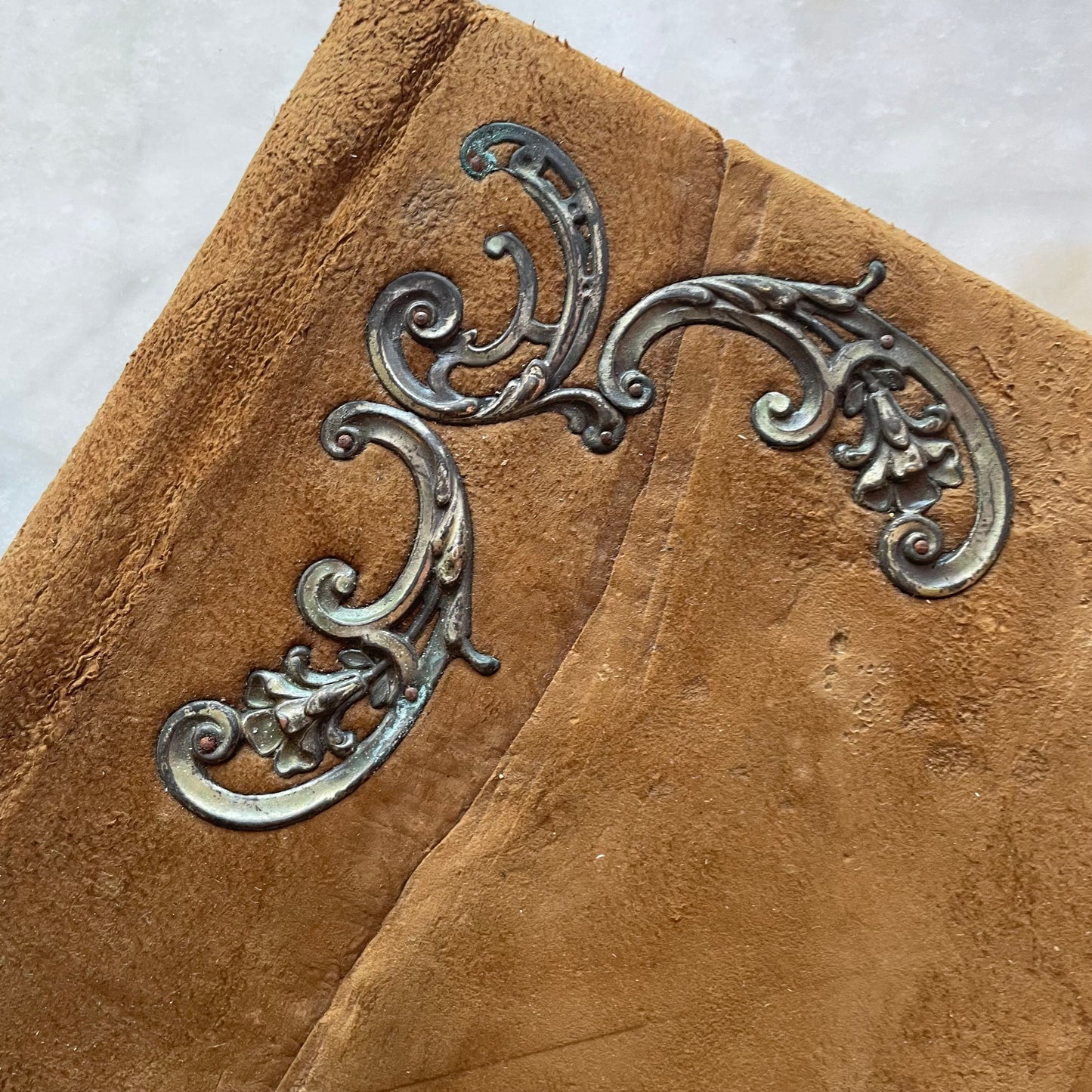 Antique Art Nouveau Leather Folder