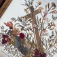 Pressed Flowers from the Holy Land in Adirondack Frame