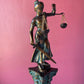 Vintage Lady Justice Statue