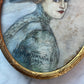 Antique Watercolor Portrait