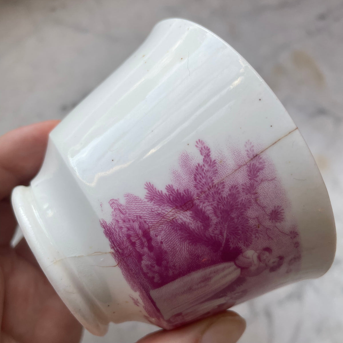 The Mother’s Grave | Antique Mourning Cup & Saucer
