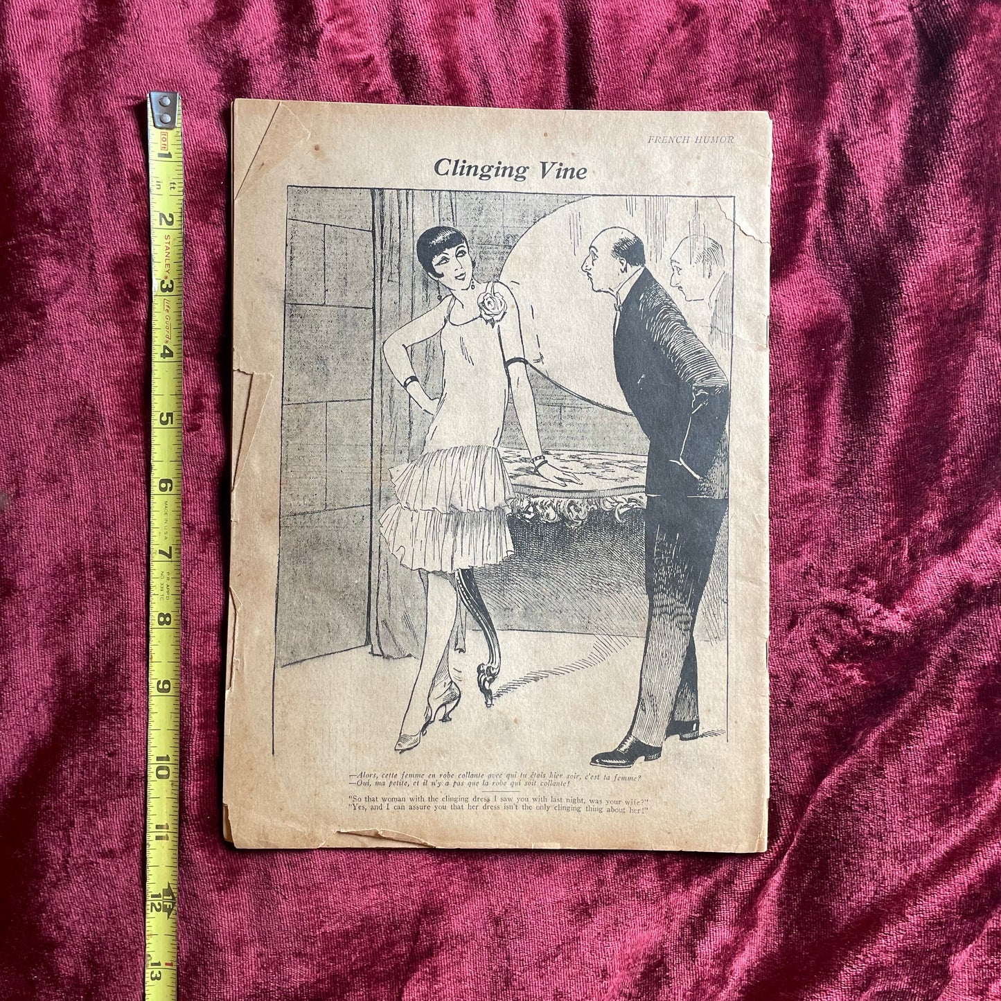 French Humor | March 3, 1928 | Risqué Flapper Cartoons