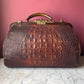 Antique Alligator Doctor Bag