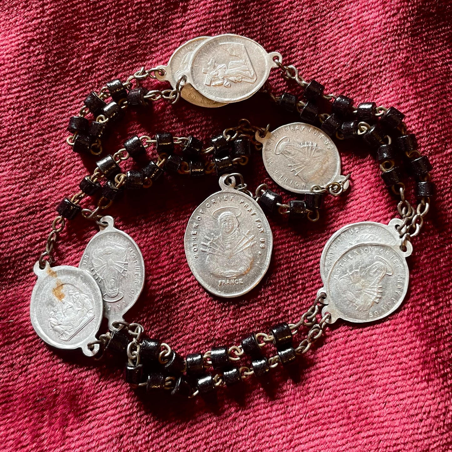 Antique Seven Sorrows Rosary