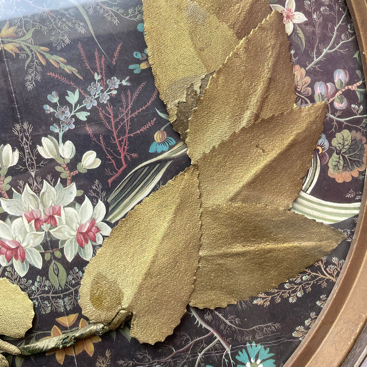 Antique Millinery Wreath Assemblage