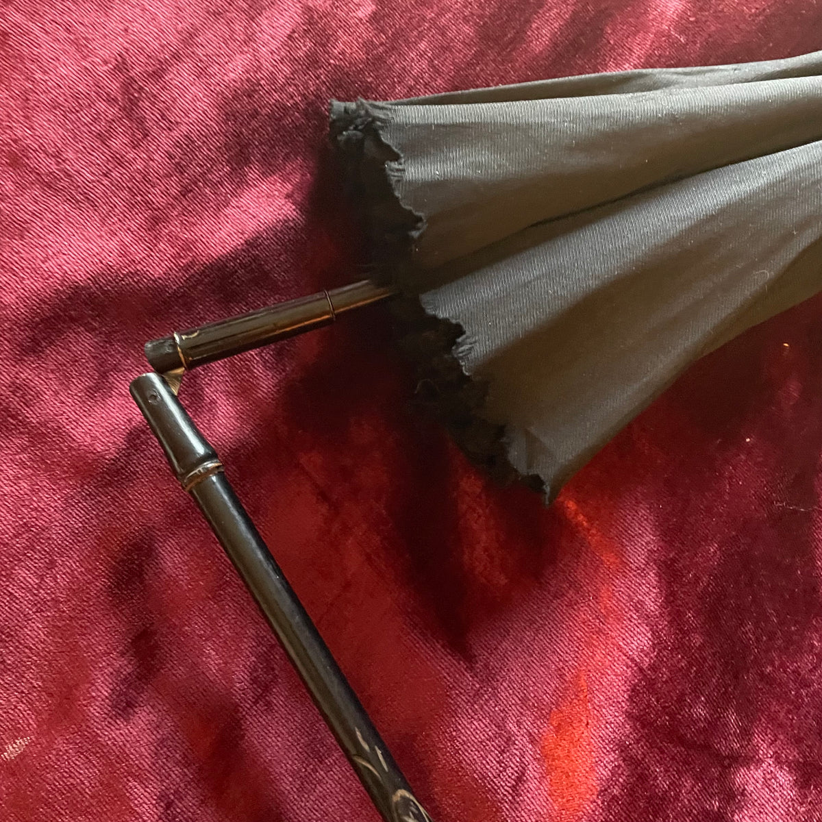Victorian Mourning Parasol