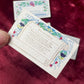 Early Victorian Hand Colored Calling Cards