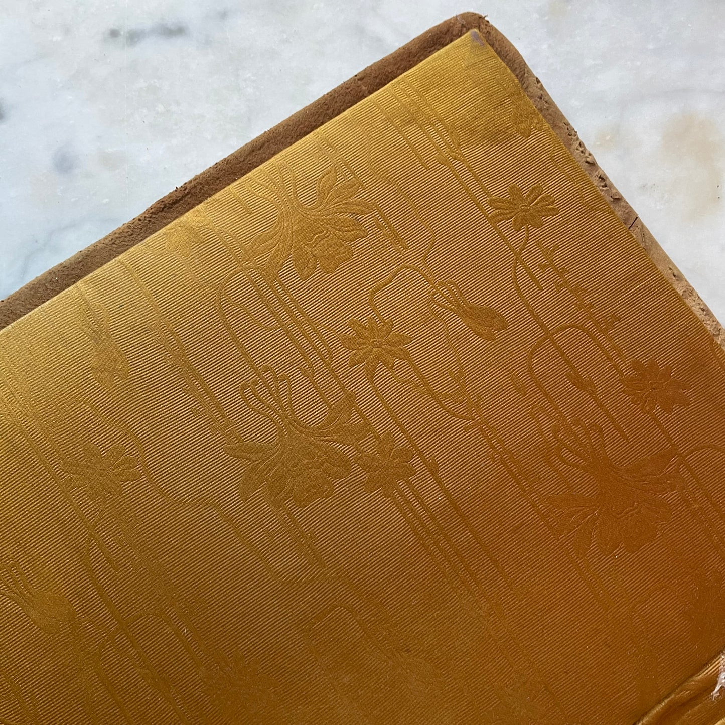 Antique Art Nouveau Leather Folder