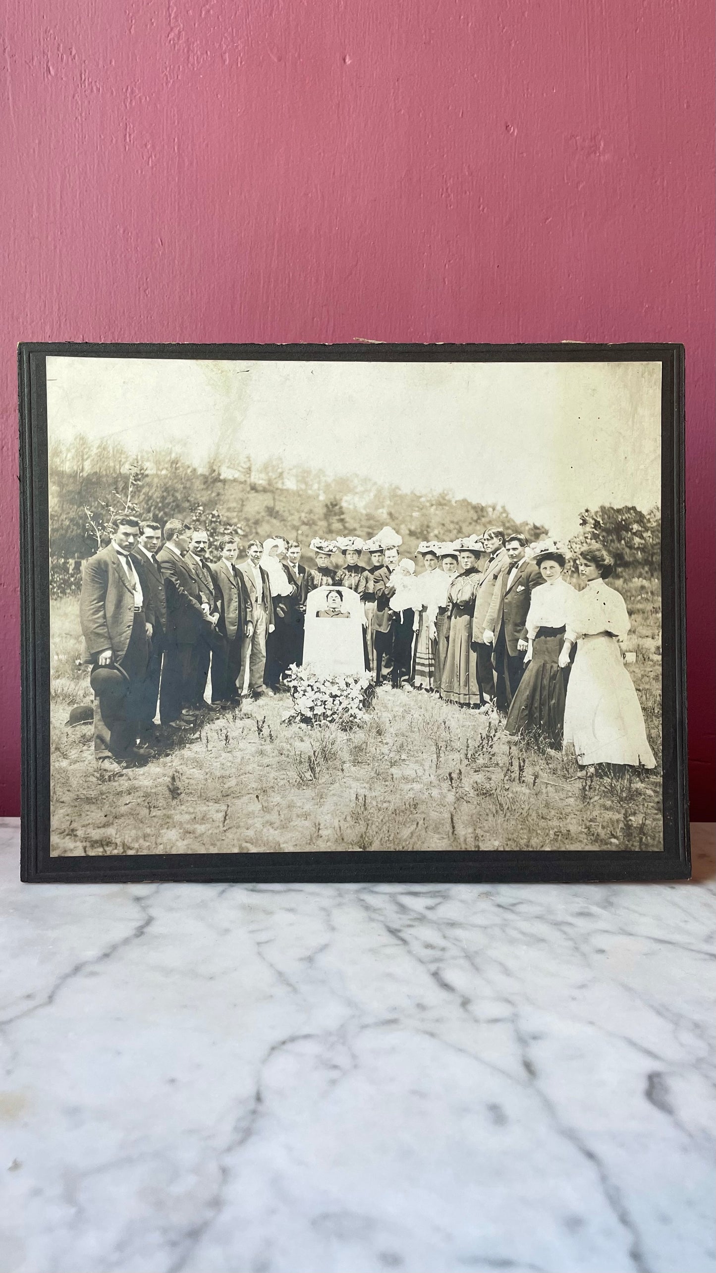 Antique Funeral Cabinet Card | Post Mortem Photo