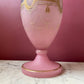 Pink Victorian Bristol Glass Vase
