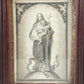 Blessed Mother in Miniature Victorian Frame