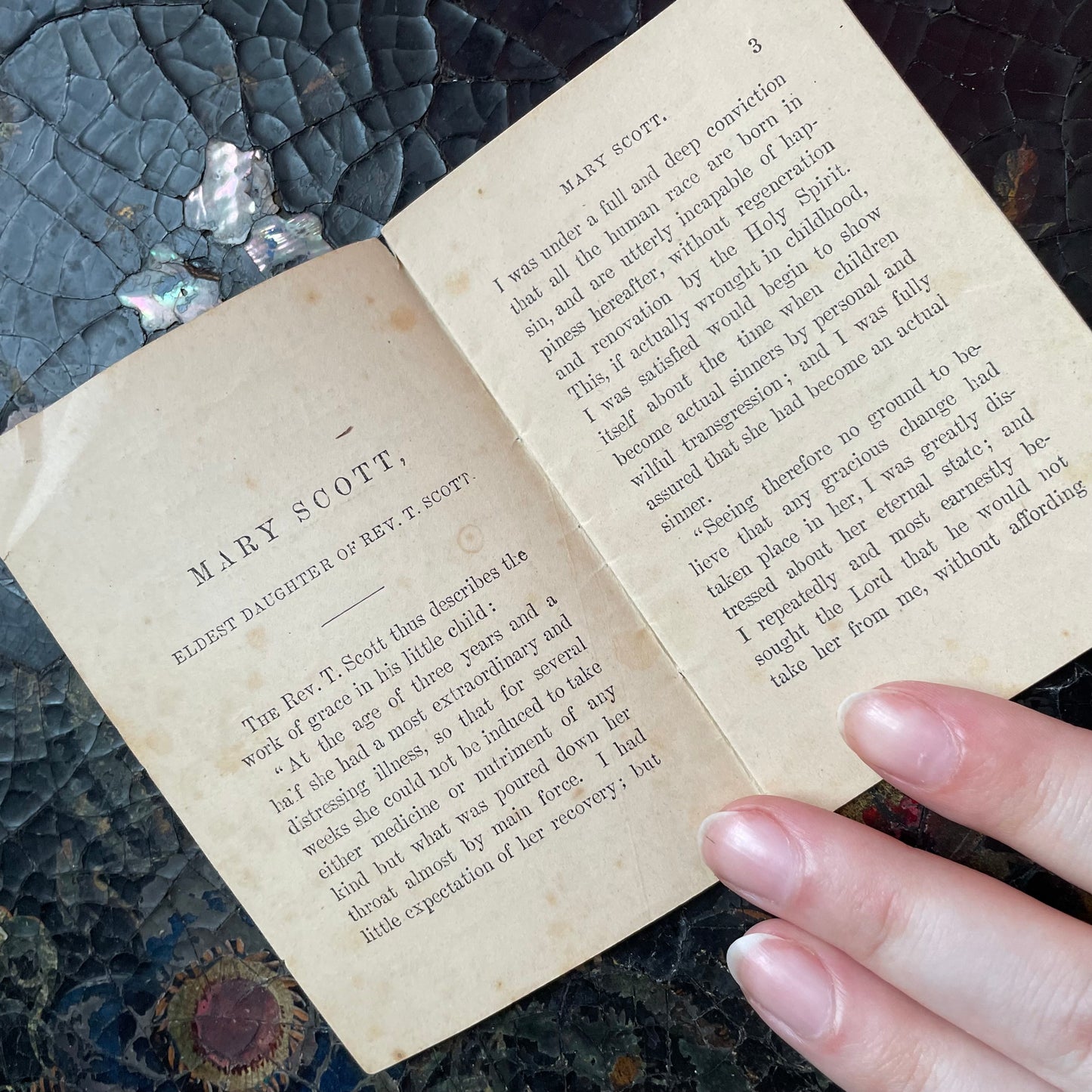 Mary Scott | Victorian Mourning Chapbook