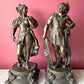 Victorian Cast Metal Warrior Figure