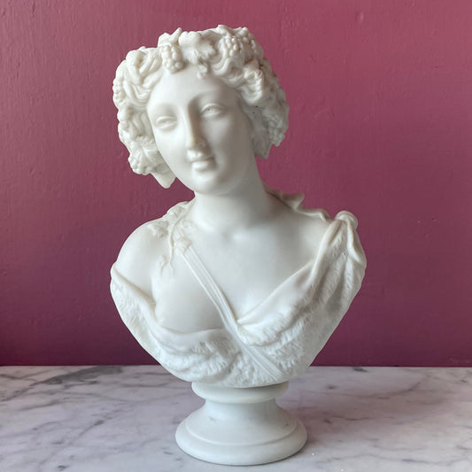 Victorian Parian Bust