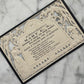 Victorian Die Cut Memorial Card | 1870