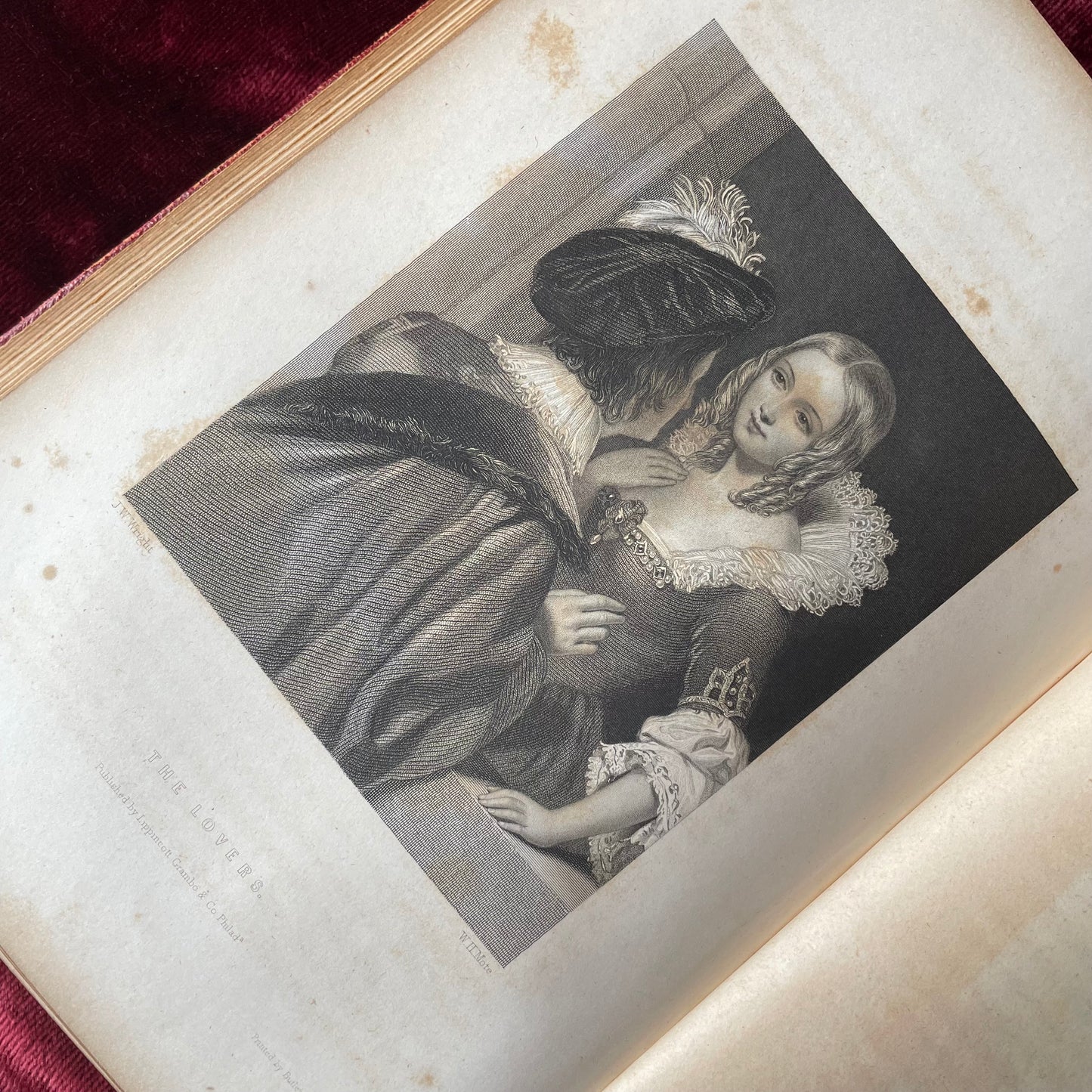 The Iris | Victorian Gift Book with Pearl Inlaid Cover