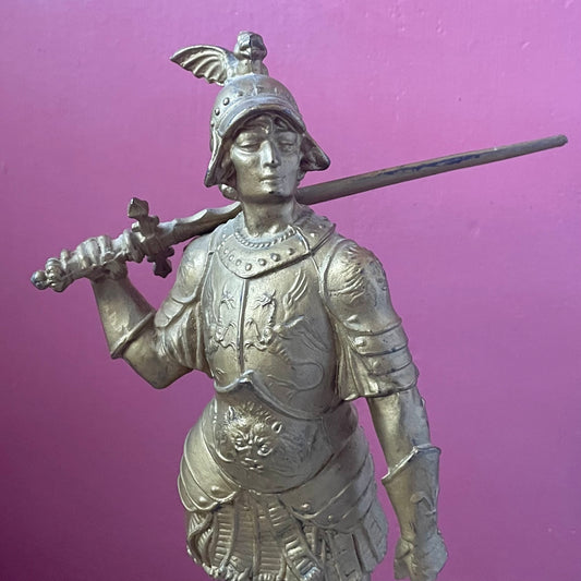 Antique Spelter Statue of Jason