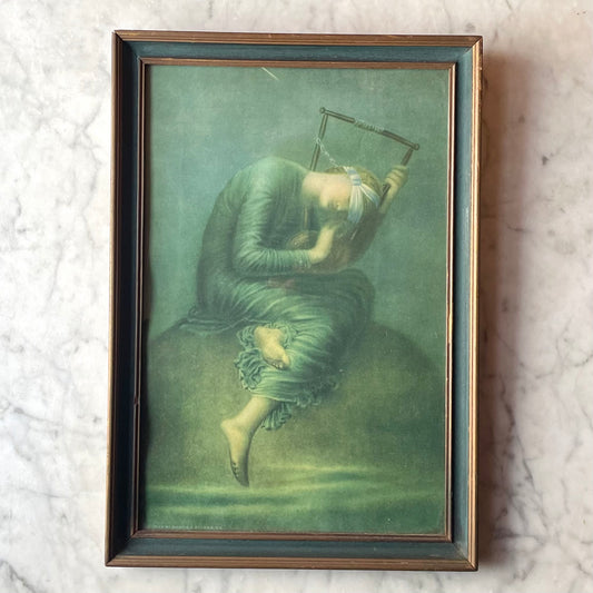Hope by George Watts | Antique Framed Print