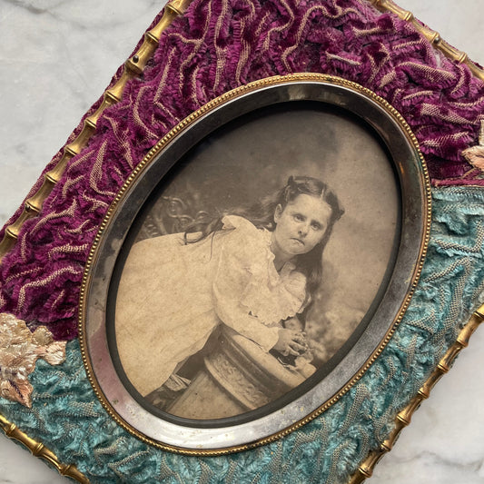 Praying Child | Victorian Framed Photo