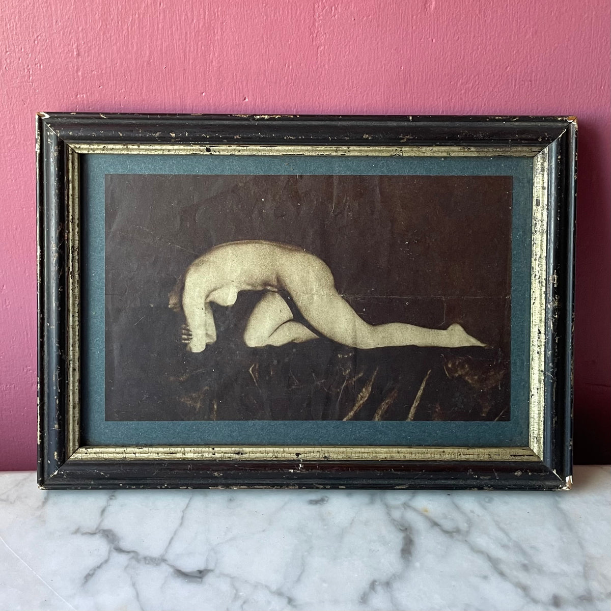 Antique Art Deco Framed Nude