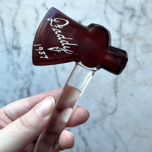 Daddy Axe | Vintage Glass Souvenir