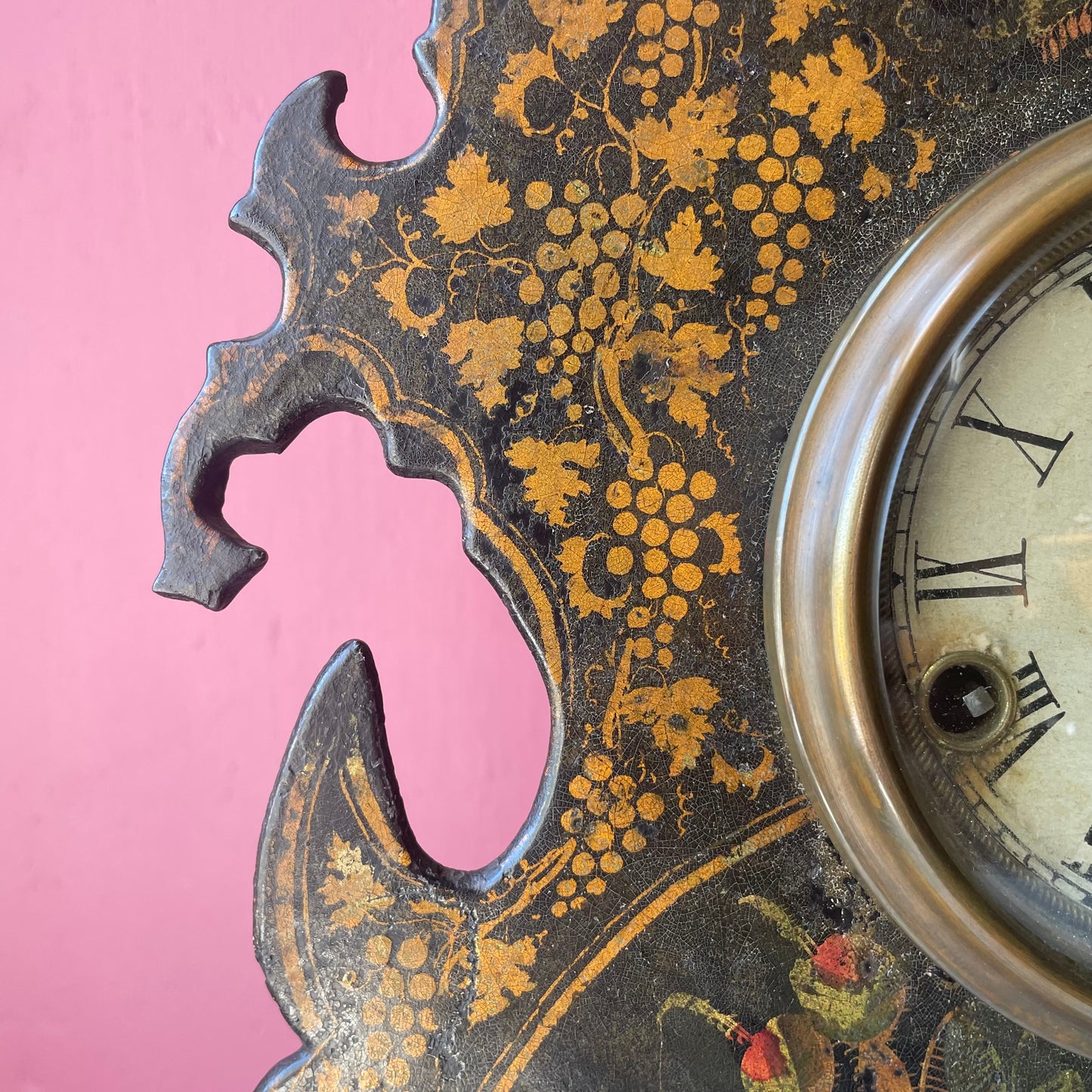 Victorian Mother of Pearl Inlaid Mantel Clock