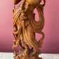 Carved Wood Krishna Statue