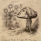 Oscar Wilde Cartoon | Harpers 1882 | A British Fungus Among American Sunflowers