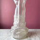 Victorian Hand with Knife Legras Glass Decanter