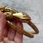 Vintage DL Auld Gold Mesh Belt with Hands