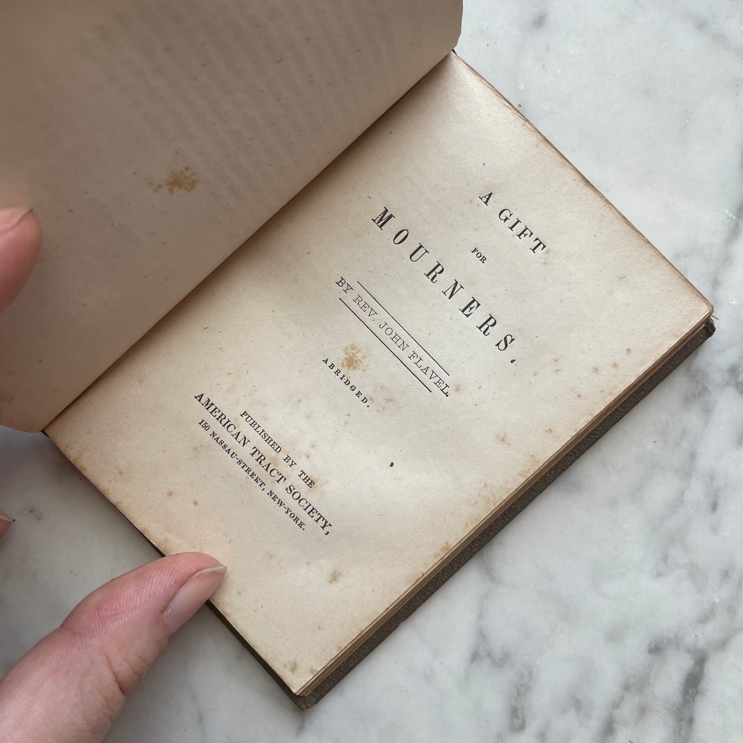 A Friendly Visit to the House of Mourning | A Gift for Mourners | Cecil & Flavel