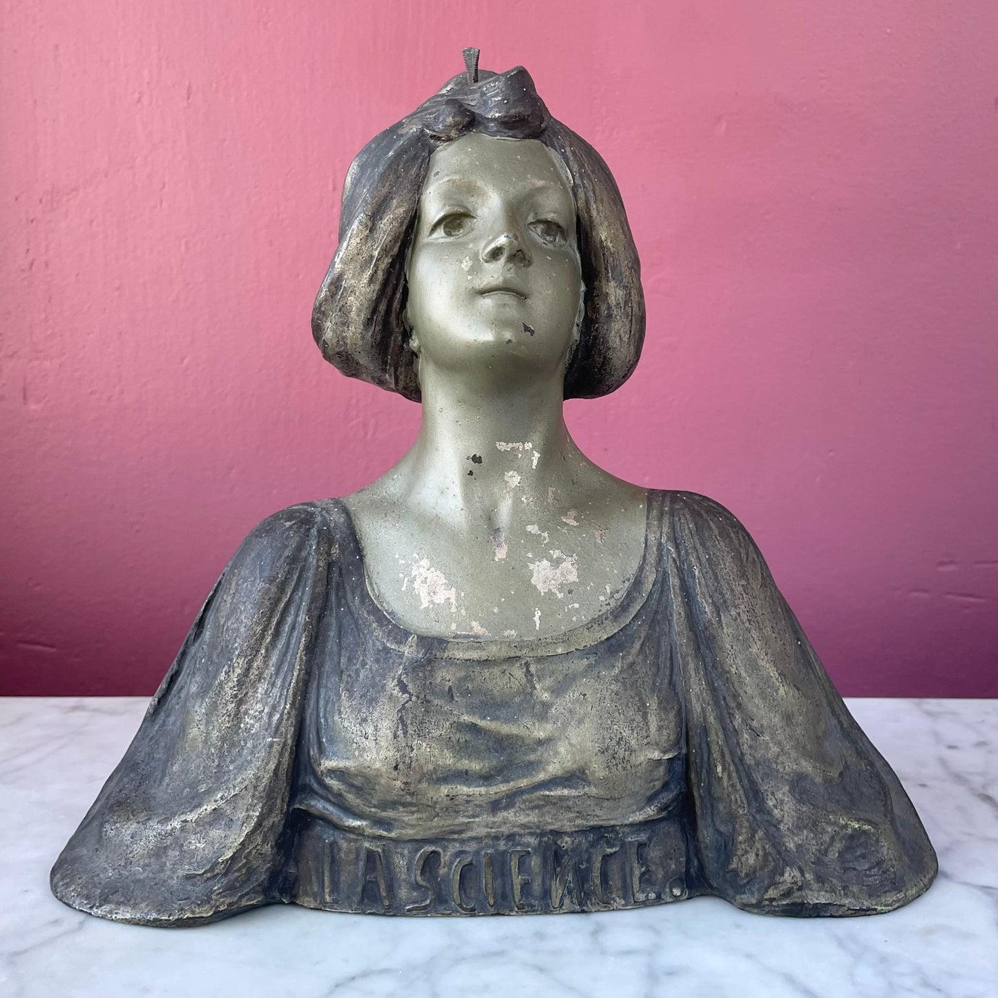 Antique Art Nouveau Bust