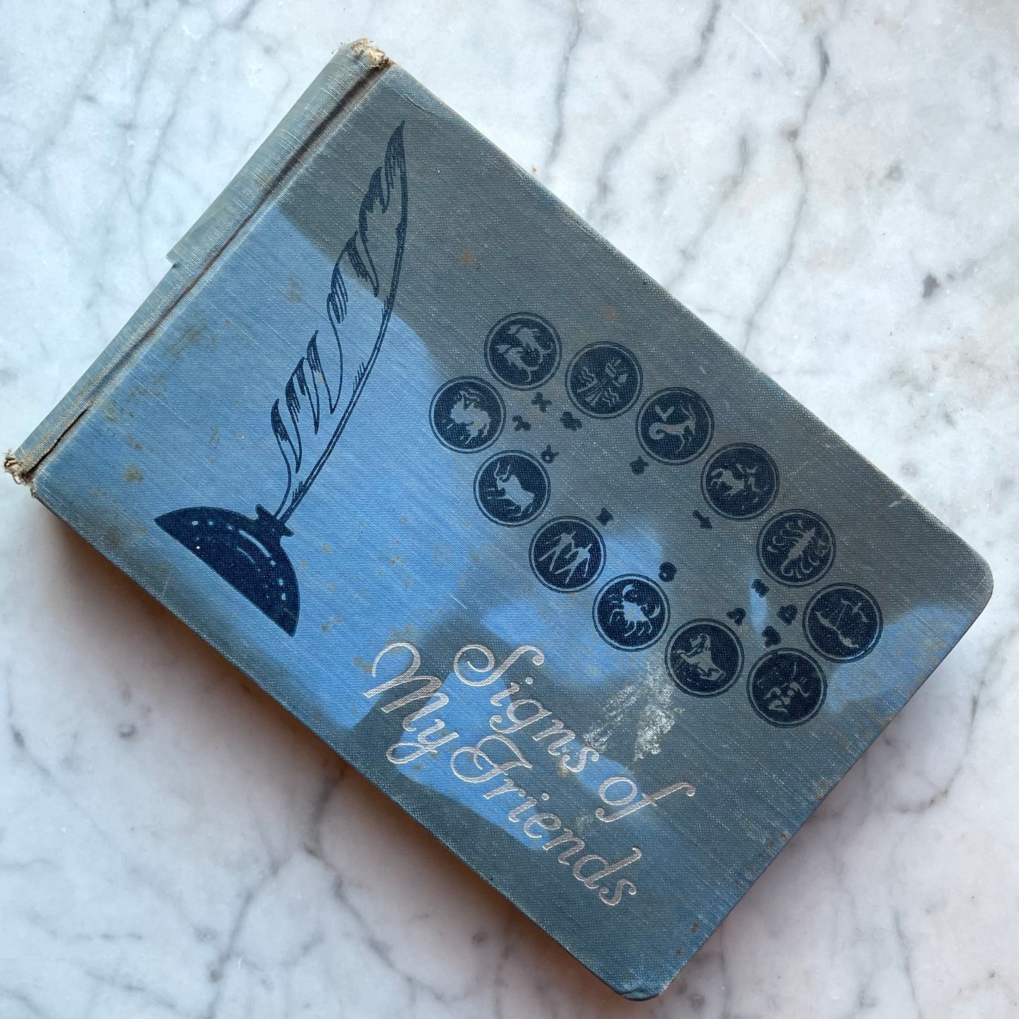 Signs of My Friends | Antique Astrology Autograph Book
