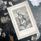 Antique Lace Paper Holy Card | Saint Wendelin